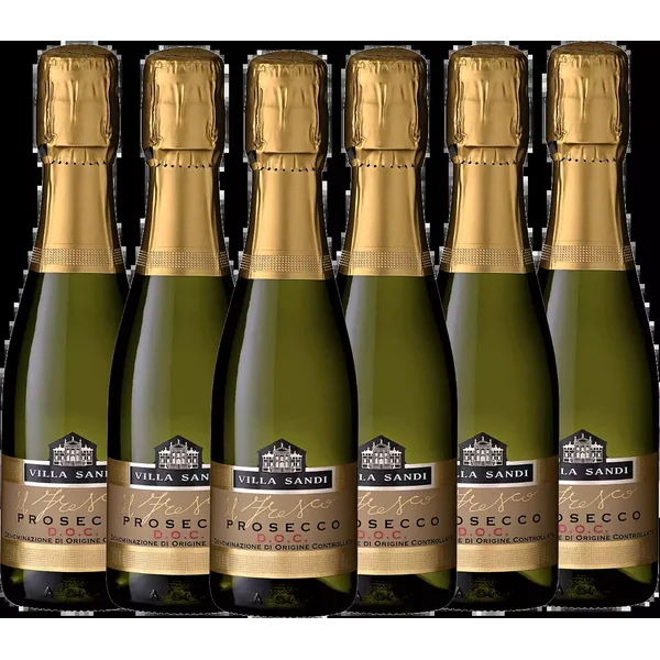 6x Vorteils-Weinpaket il Fresco Prosecco Spumante Brut DOC 0,2 l Piccolo - Villa Sandi