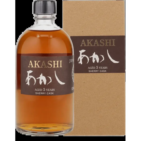 Akashi 5 Years Old Sherry Cask Japanese Single Malt Whisky 0,5l - Eigashima