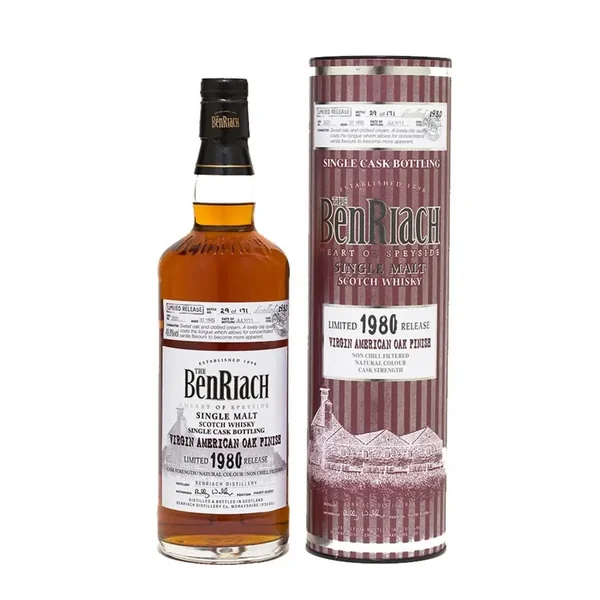 BENRIACH 31 ans 1980 Virgin Oak finish Batch 8 49,8% - 0.7 - Ecosse - Maison du Whisky