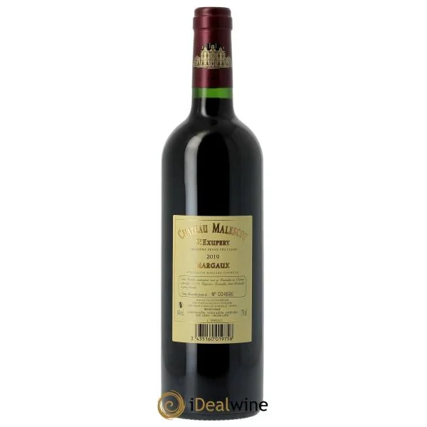 Château Malescot Saint-Exupéry 3ème Grand Cru Classé (CBO à partir de 6 bts) 2019