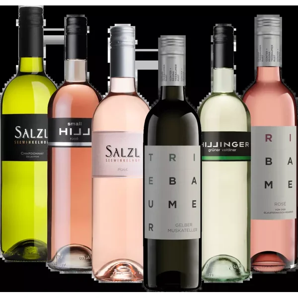 coffret de dégustation de 6 vins - Vins d'été autour du lac de Neusiedl
