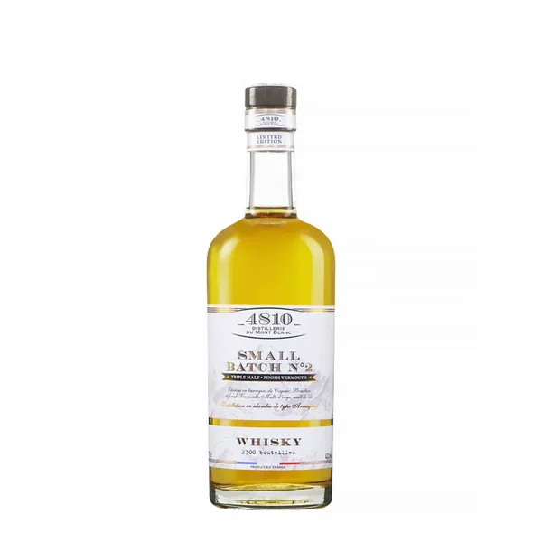 DISTILLERIE DU MONT BLANC 4810 Whisky Small Batch N°2 43% - 0.7 - France - Maison du Whisky