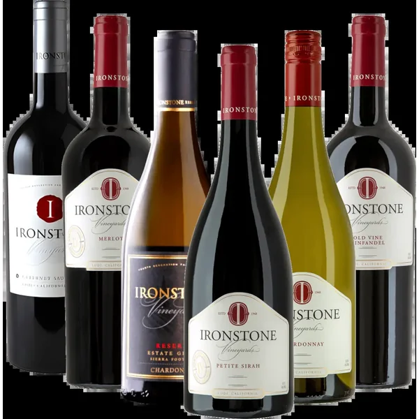 L'essence de la Californie avec Ironstone Vineyards - Pack de dégustation de 6 bouteilles
