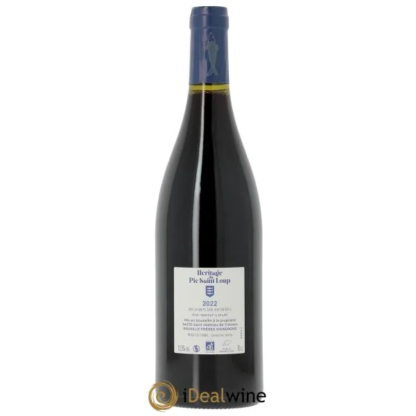 Pic Saint-Loup Héritage du Pic Saint-Loup (anciennement Ermitage) Cuvée Sainte Agnès 2022
