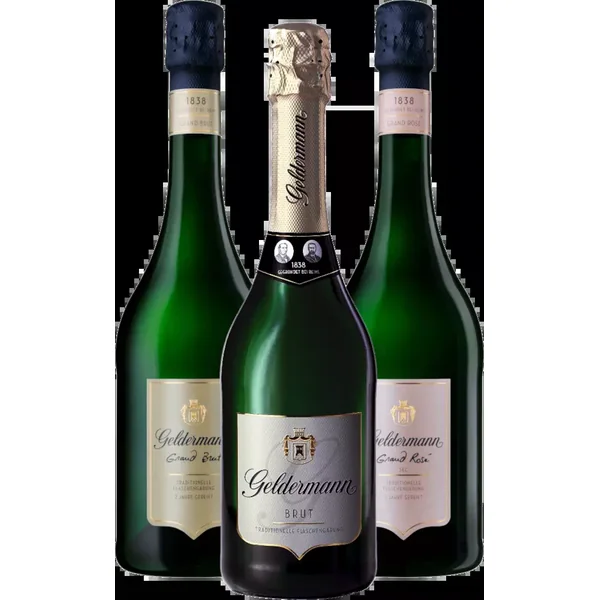 Plaisir pétillant avec le vin mousseux premium de Geldermann - 3x coffret découverte