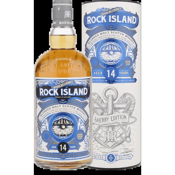 Rock Island Sherry 14 Years Old Island Blended Malt in GP - Douglas Laing